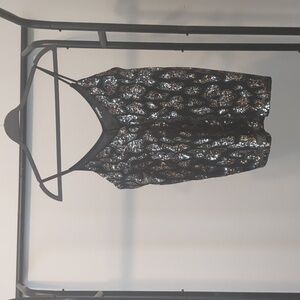 Express women's sequin top